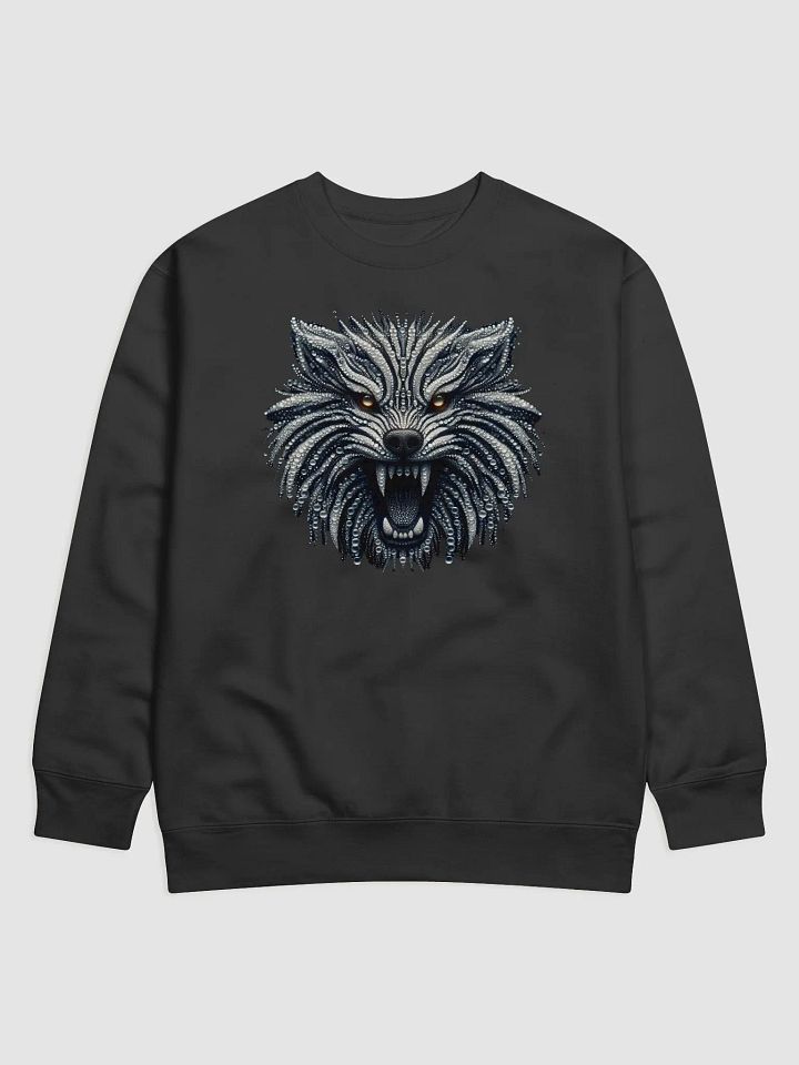 Golden-eyed Wolf Spirit Premium Sweatshirt product image (1)