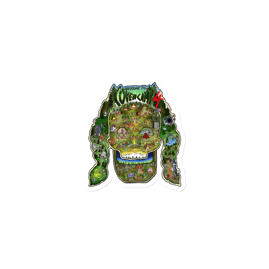 Coven Camp Map 25 Magnet product image (1)