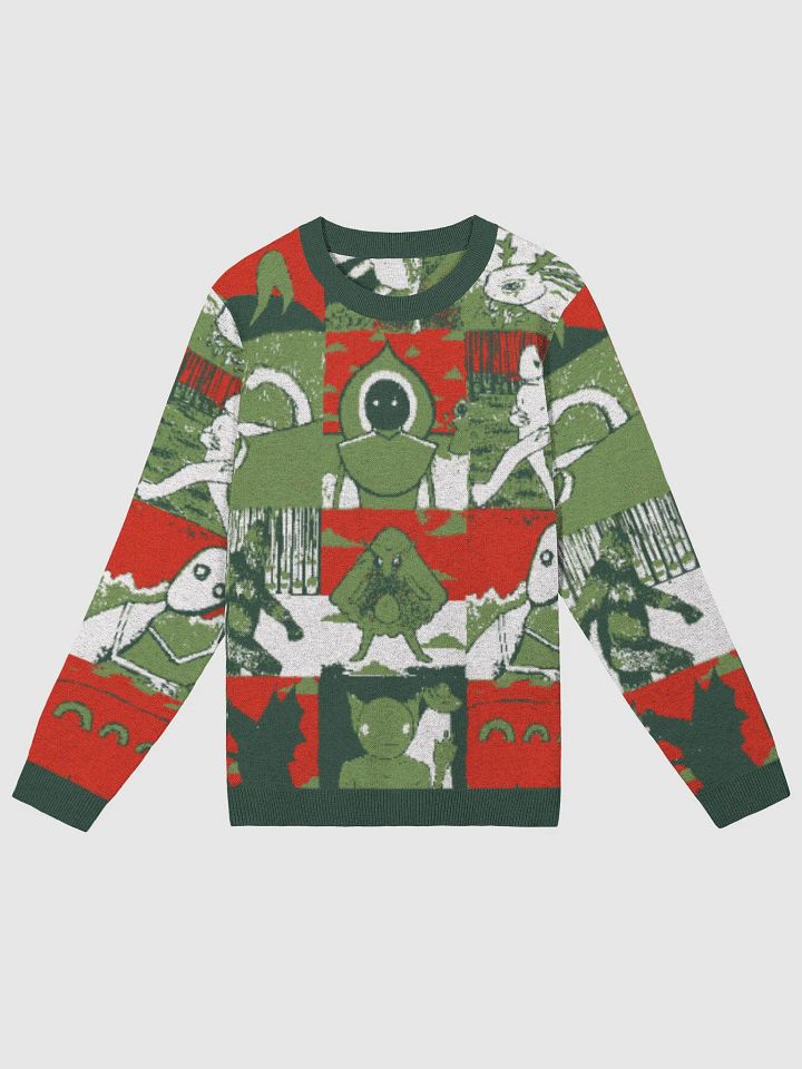 Cryptids (dark) knit jumper product image (1)