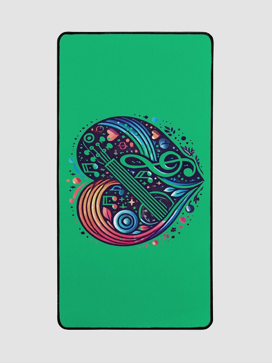 Melodic Heartbeat Desk Mat product image (3)