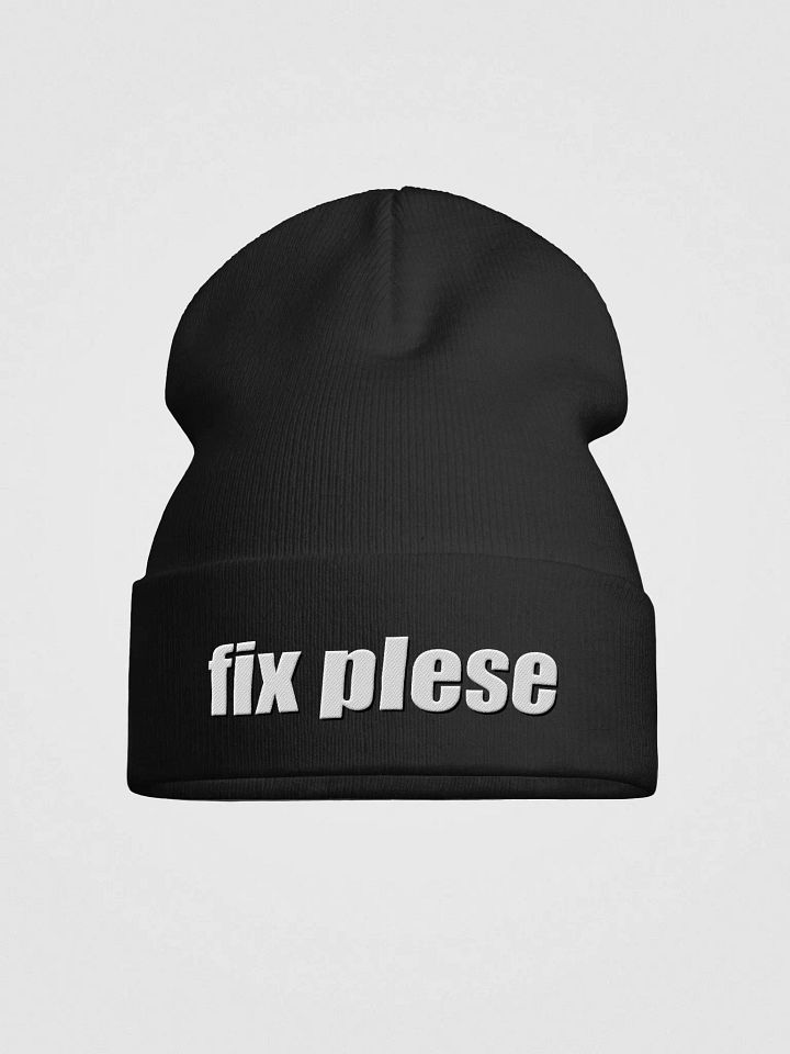 "fix plese" beanie product image (2)