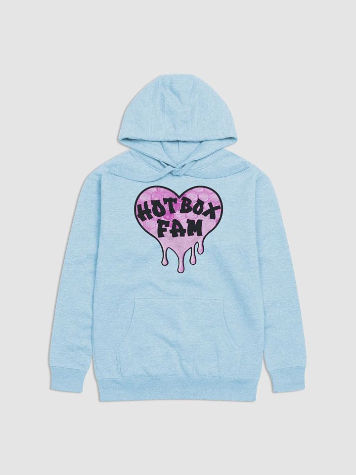 HOT BOX FAM PINK LOGO HOODIE product image (1)