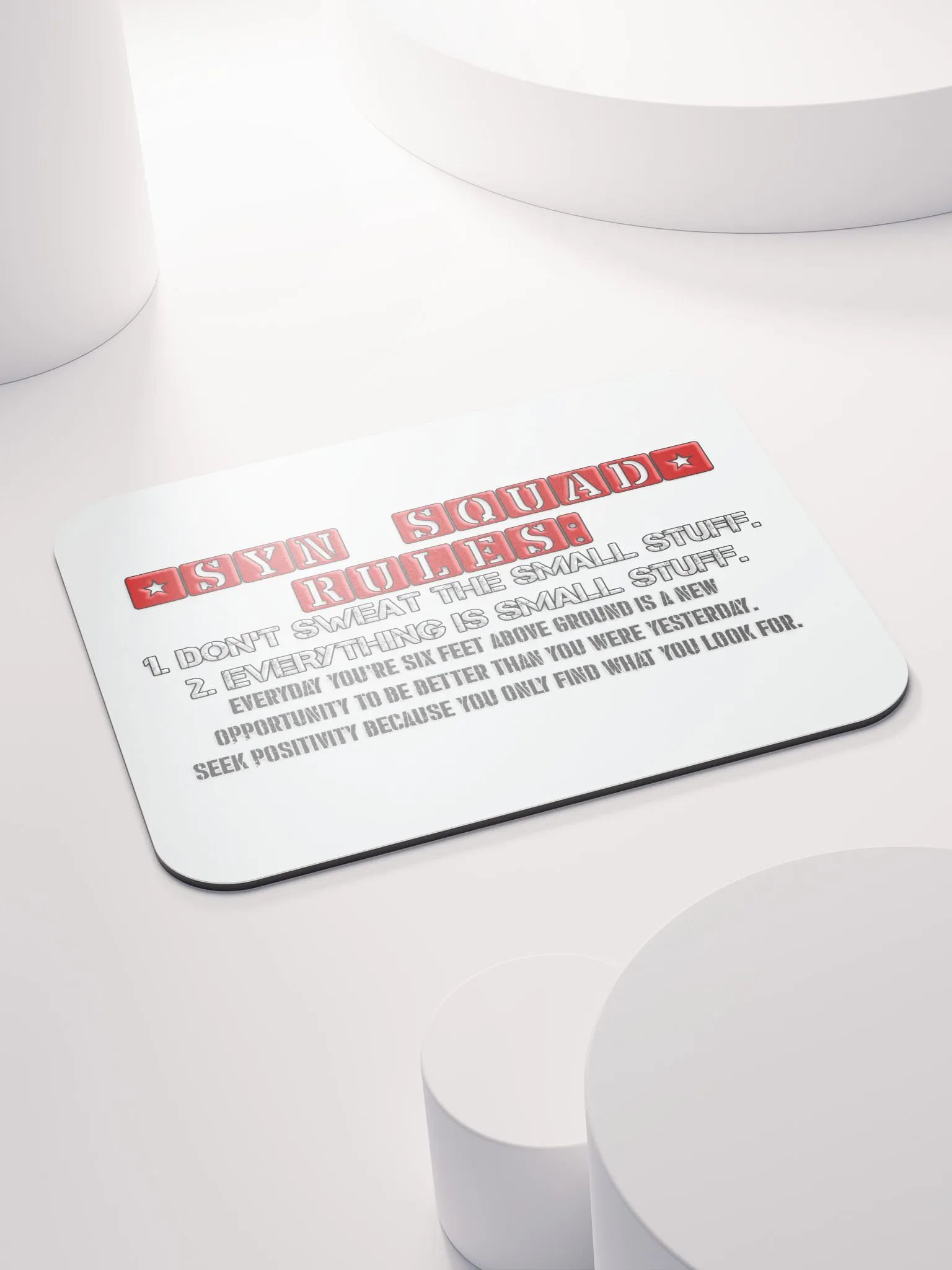Synisisms Collection - 2 Rules Mouse Pad product image (4)