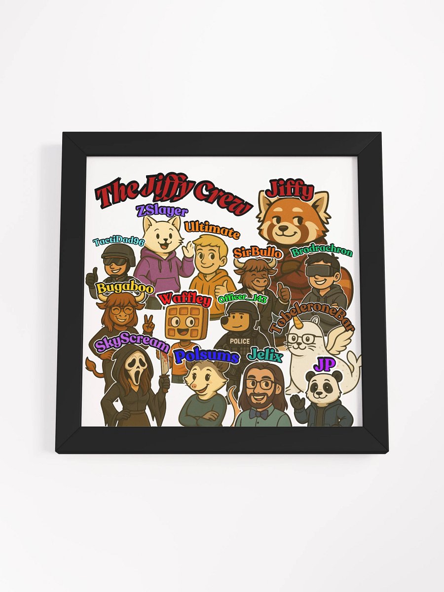 The Jiffy Crew Illustrated Poster product image (36)