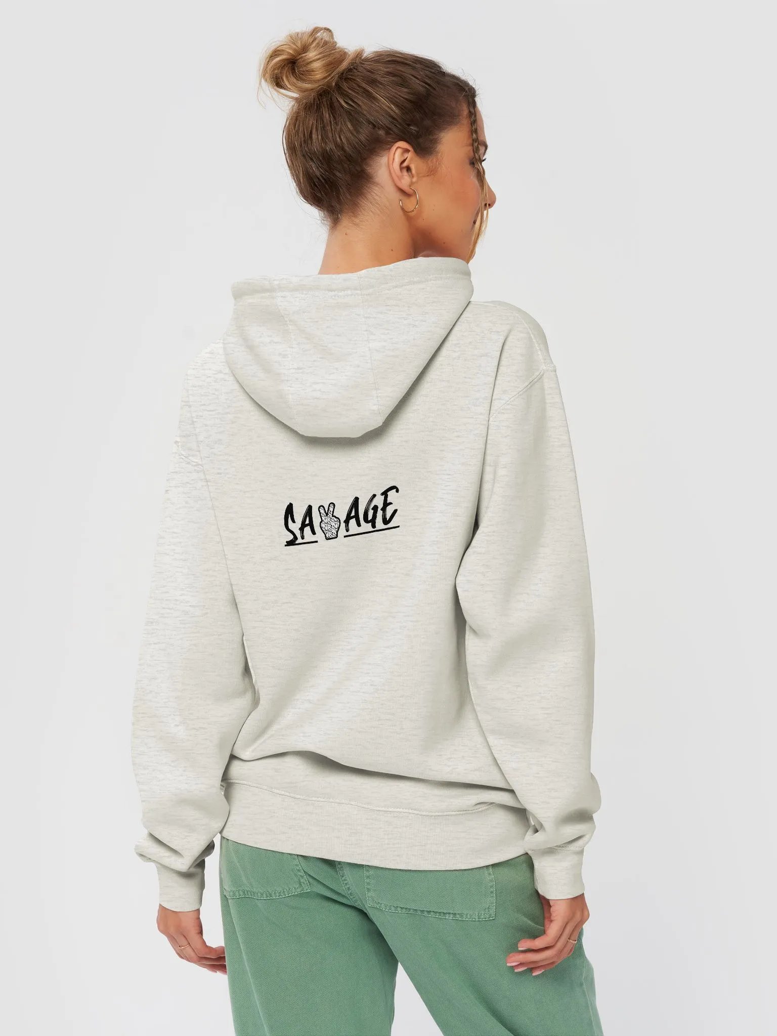 "SAVAGE" Slayer Hoodie (light) product image (5)