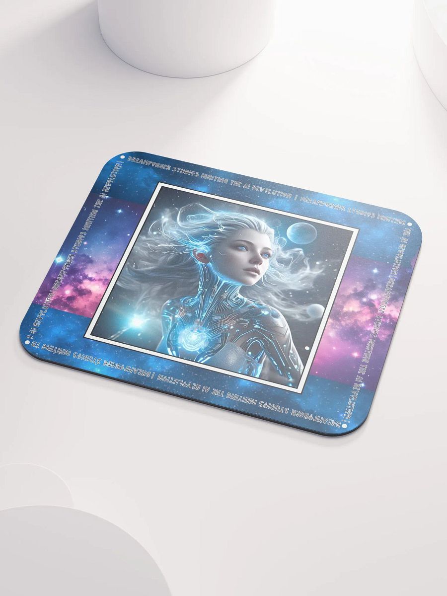 Electric Divinity: Celestial Circuitry Mouse Pad product image (3)