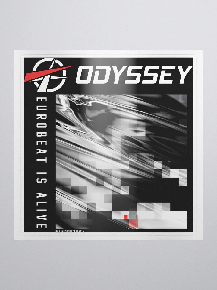 Eurobeat Is Alive (White Text) - Sticker product image (1)
