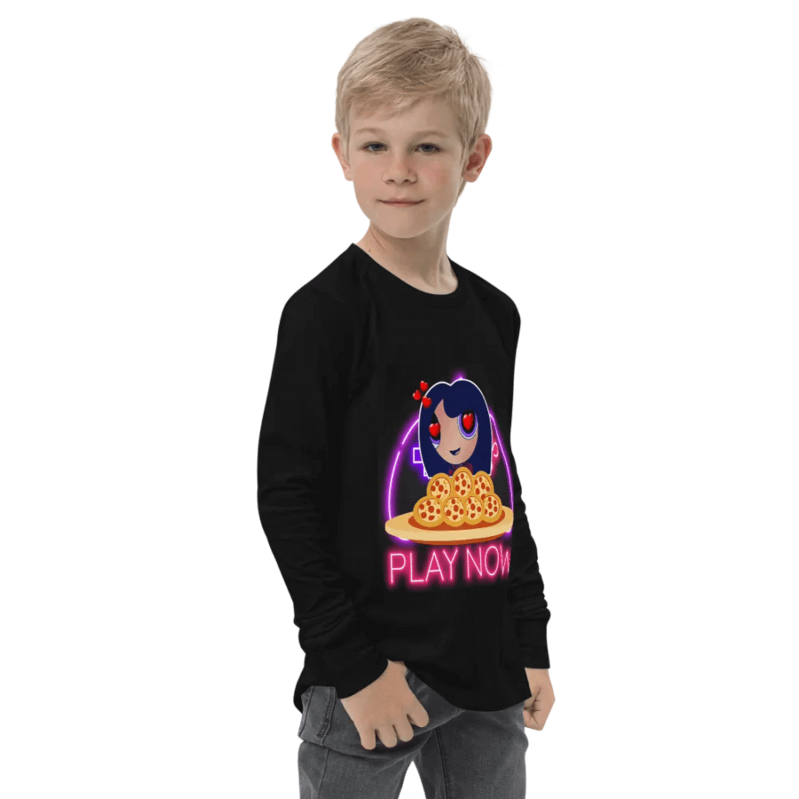 Youth Pizza Gamer Long Sleeve Top product image (5)