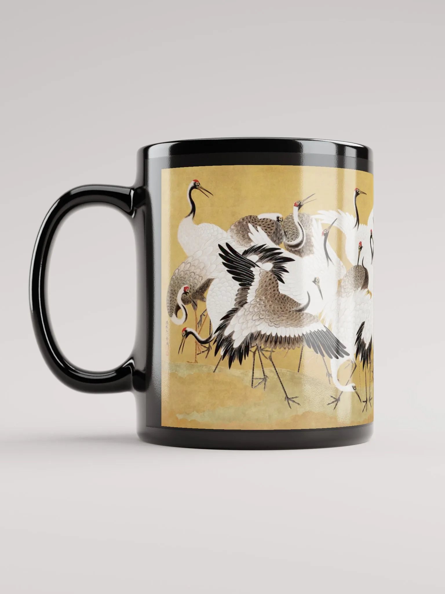 Golden Crane Elegance Mug product image (12)