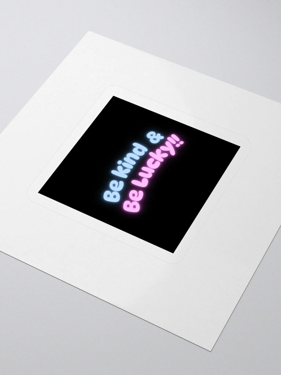 Be Kind & Be Lucky Sticker product image (12)