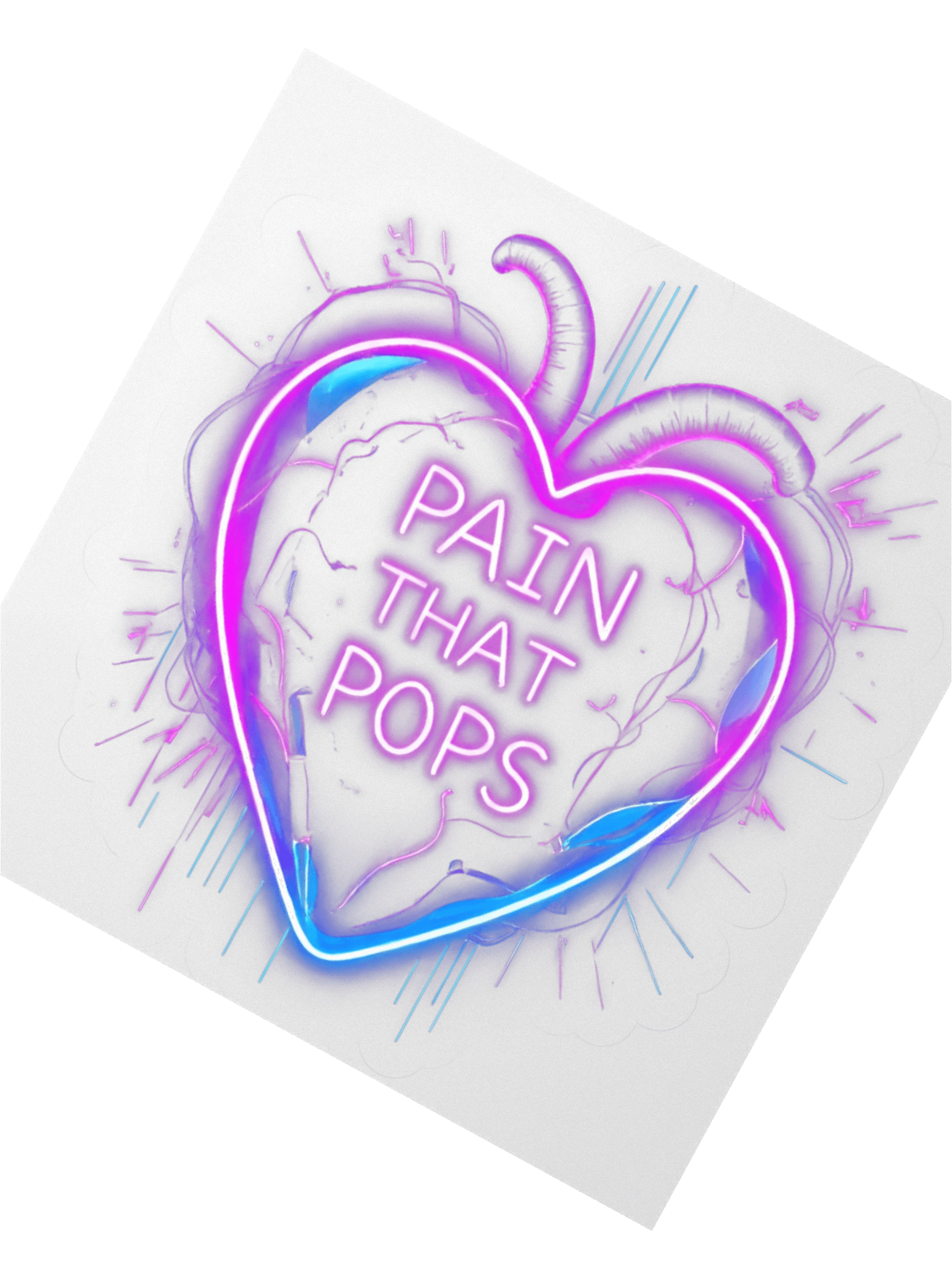 Bleed Neon (Pain That Pops) Stickers product image (7)