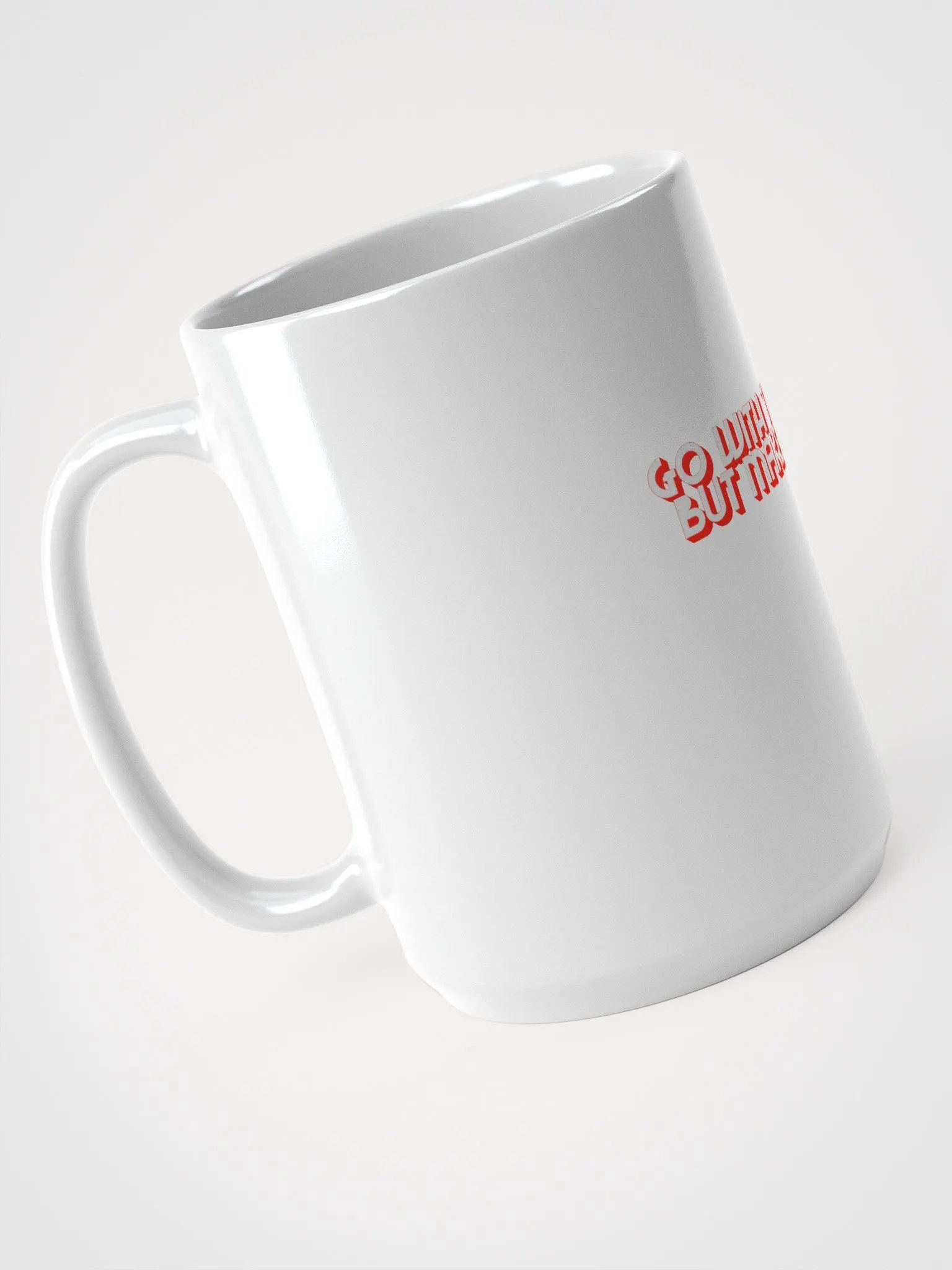 Go With the Flow White Glossy Mug product image (3)