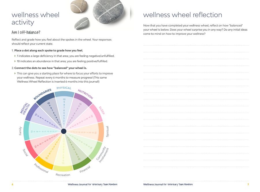 Wellness Journal for Veterinary Team Members product image (3)