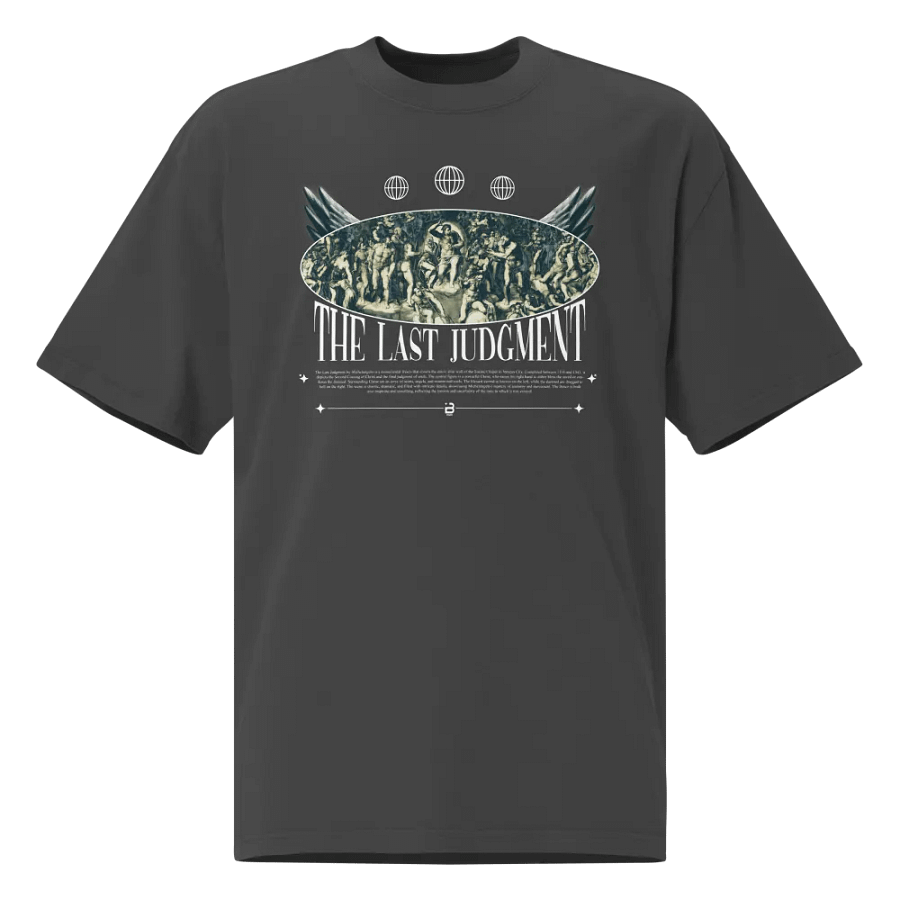 Judgment Day - BUIII Remix Premium Oversized Faded T-Shirt - Black product image (11)
