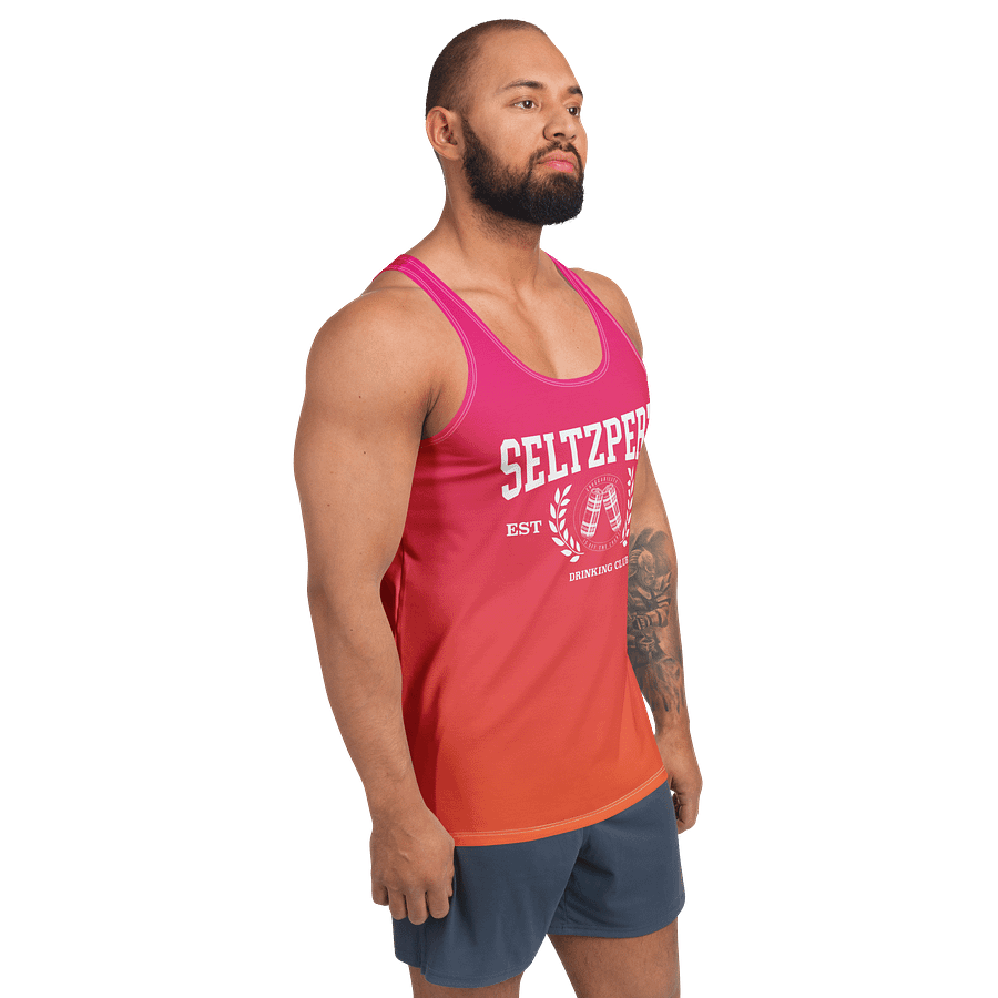 Seltzpert Drinking Club Tequila Sunrise Men's Tank Top product image (3)