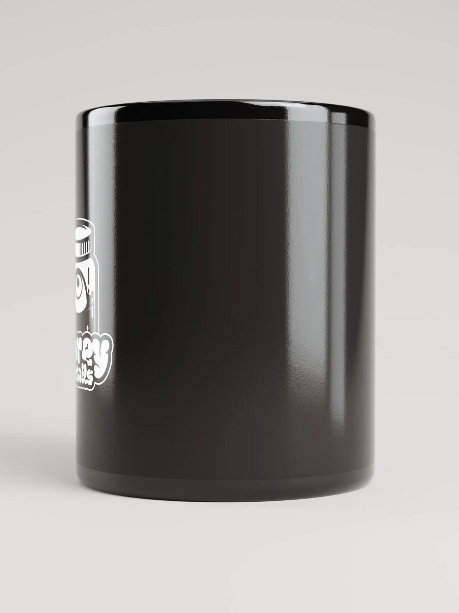 Full Logo White - Black Glossy Mug product image (5)