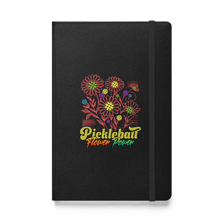 Pickleball Flower Power Hardcover Journal product image (1)