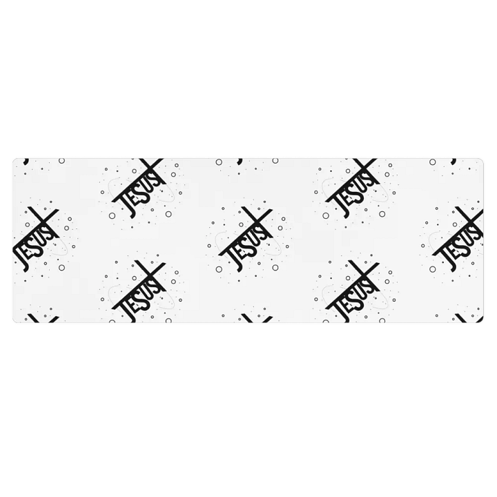 Black Jesus Printed Yoga Mat product image (1)