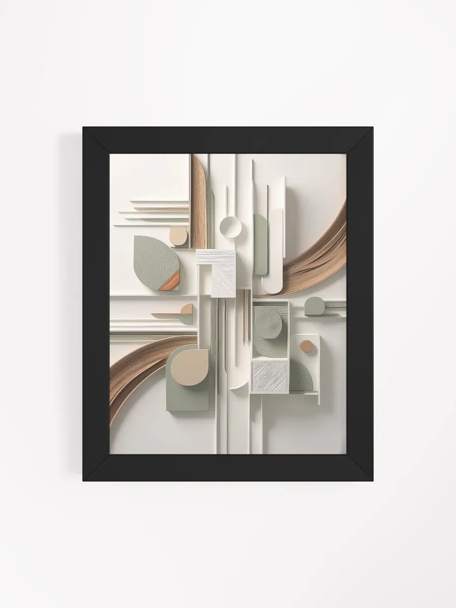 Modern Minimalist Art - Wall Art - Framed - v2 product image (30)