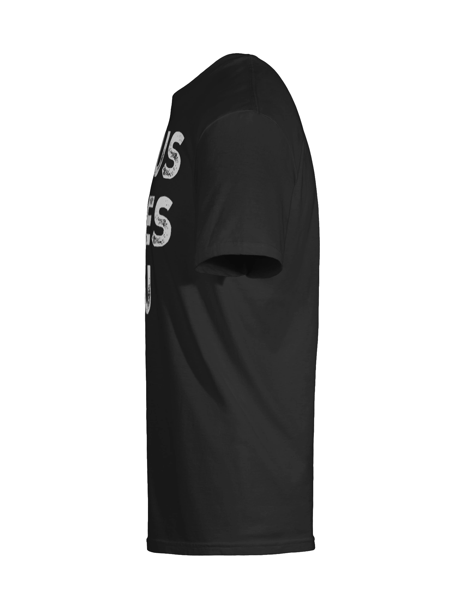 Christian Shirt Black Jesus Loves You product image (10)