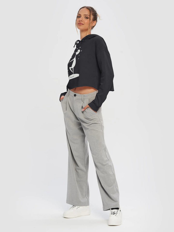 Independent Trading Co. Women’s Lightweight Cropped Hoodie product image (2)