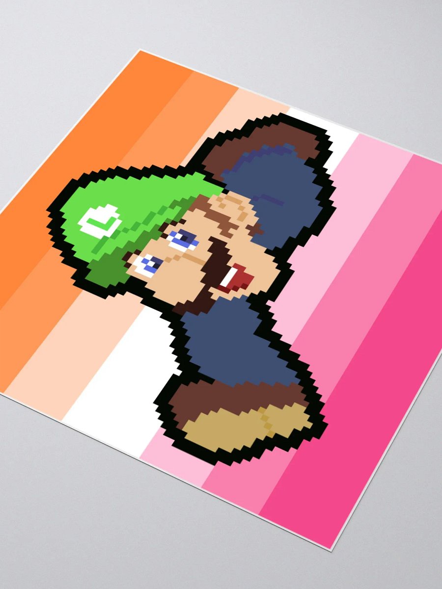 Lesbian Luigi /// Sticker product image (9)