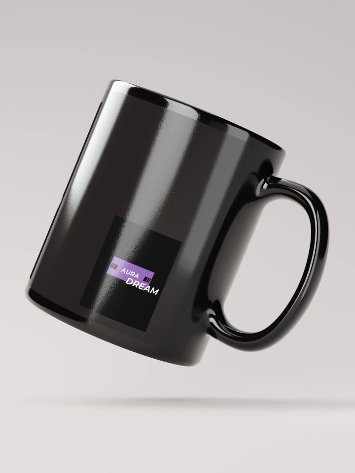 AURA DREAM Black Glossy Mug product image (2)