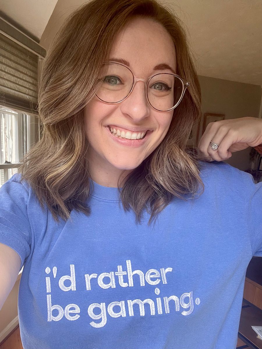 Comfort Colors Sensory-Friendly I'd Rather Be Gaming Shirt product image (1)