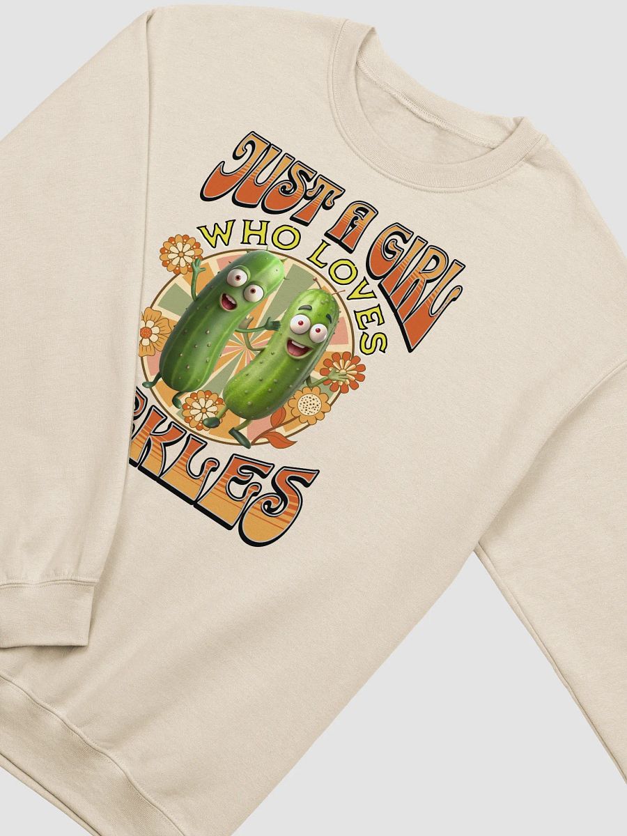 Just A Girl Who Loves Pickles Lover's Animated Crewneck product image (16)