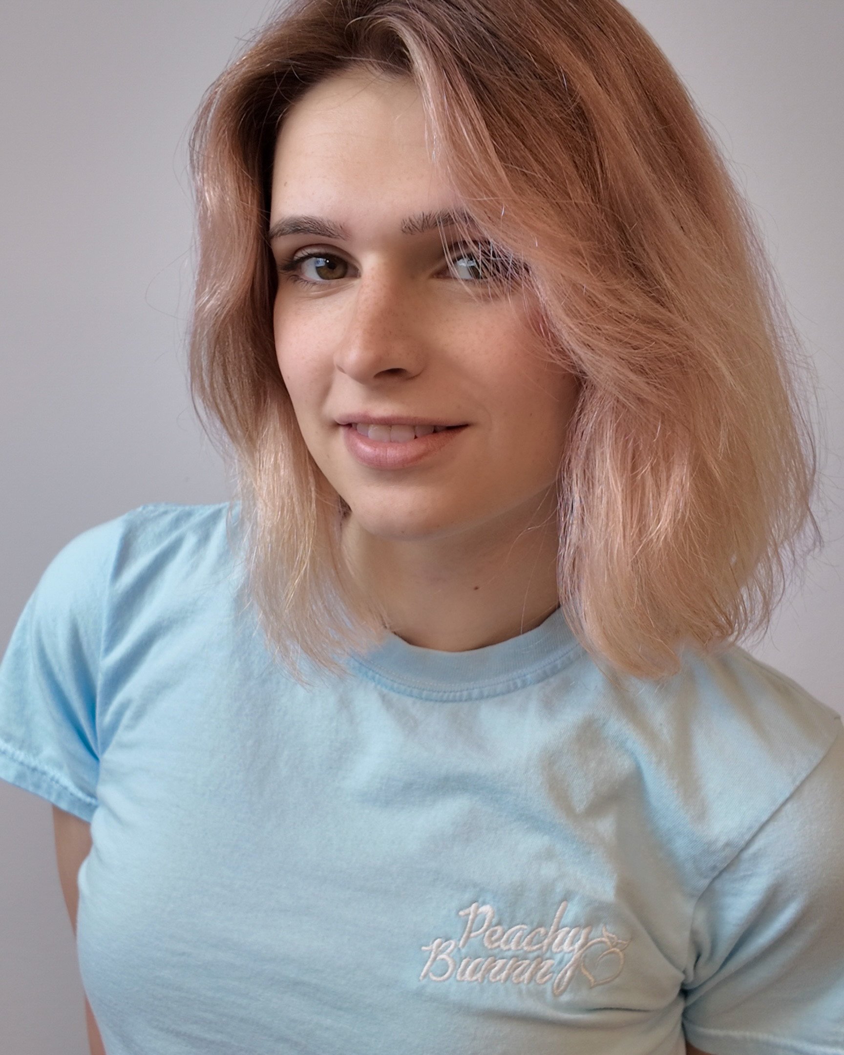Embroidered Peachybunnn Tee product image (1)