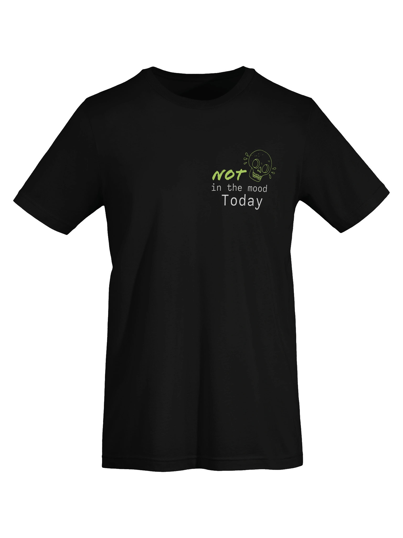 Playful Mood Green Skull T-Shirt product image (62)