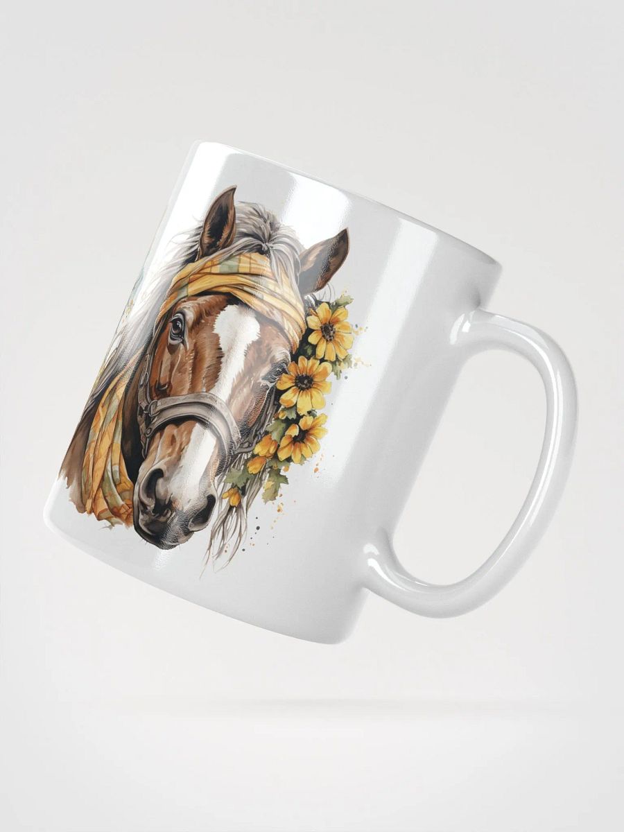 Sunflower Stallions Ceramic Mug product image (4)