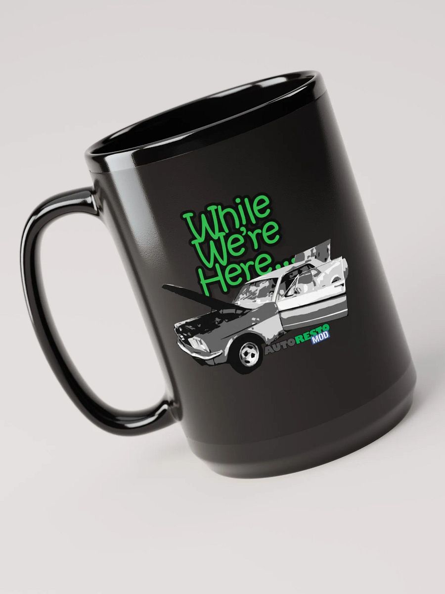 Clapped Out Mustang 15oz Autorestomod Mug with ARM Logo product image (4)
