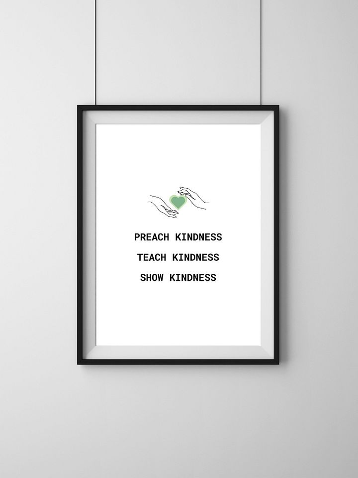 Kindness Printable Wall Art product image (1)