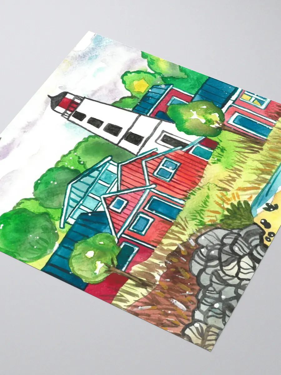 Fishing Village Sticker product image (3)