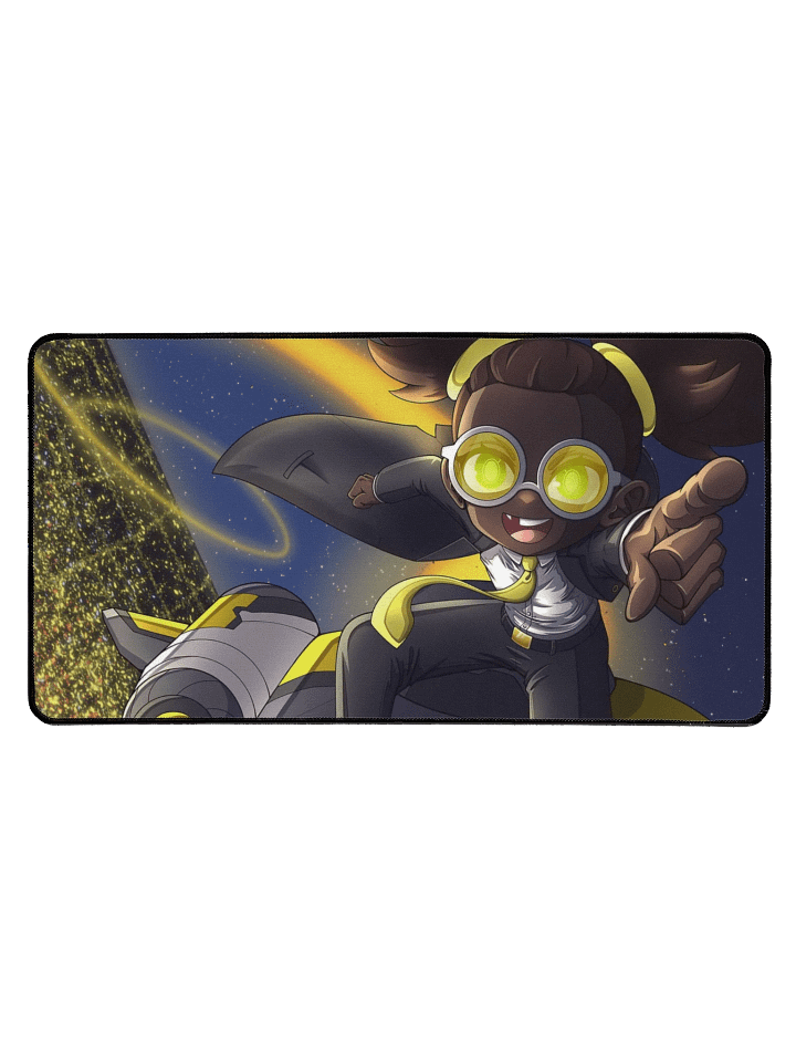 (15.5" x 31.5") Night Sky Luna Mousepad product image (1)