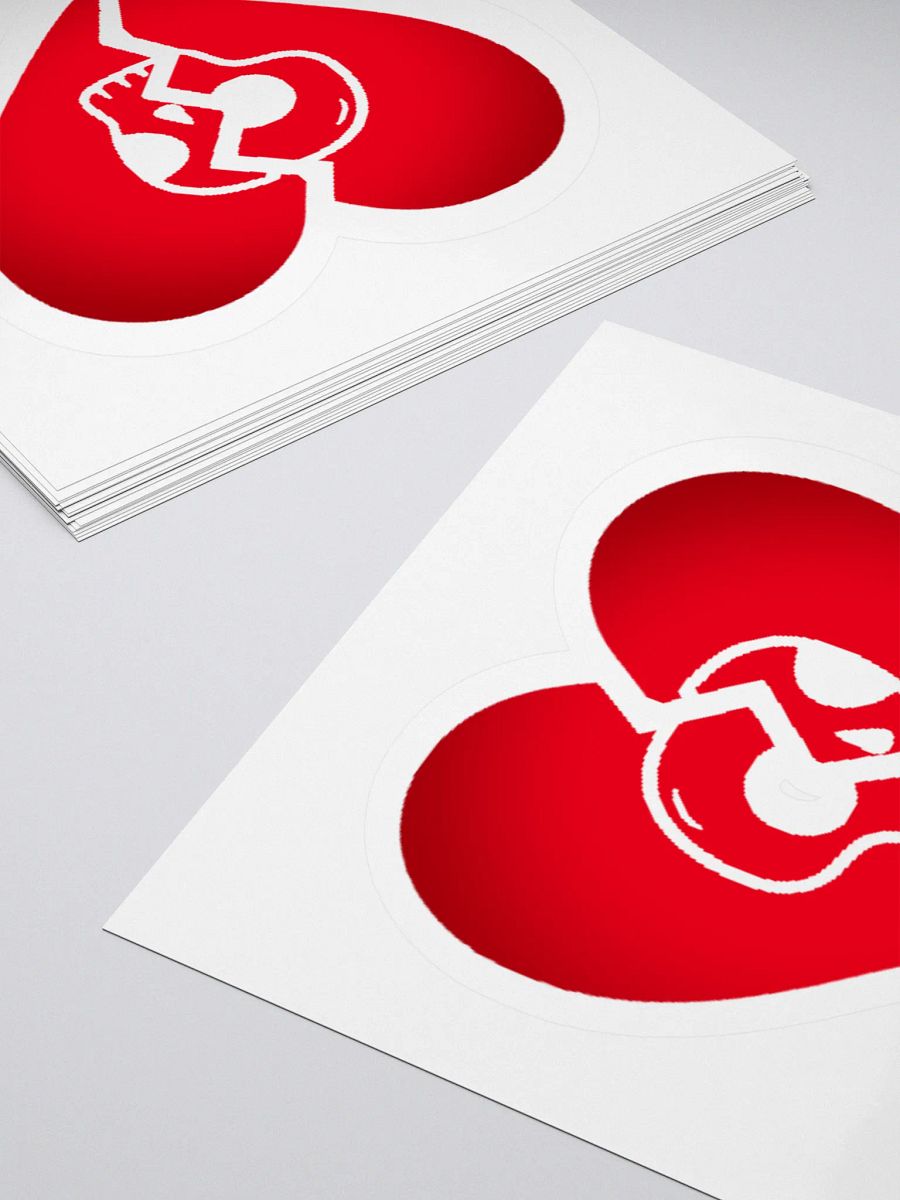 Broken heart skull Sticker product image (16)