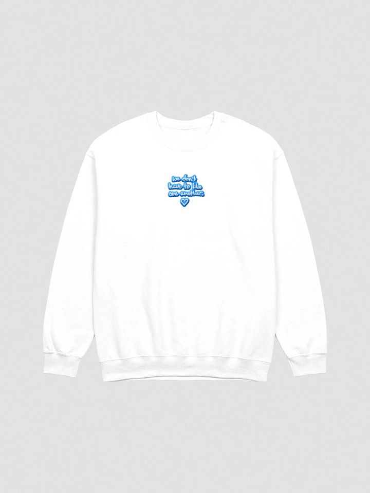 ONE ANOTHER (aqua bubble design 2) embroidered crewneck product image (2)