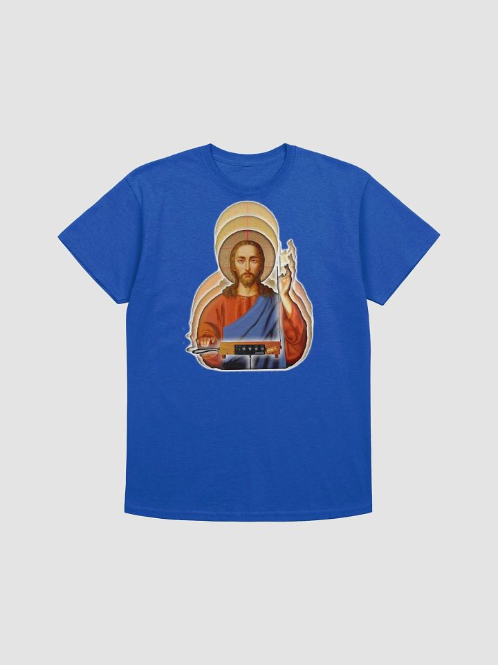 The Holy Theremin by Frank Fonik, Techno EDM Unisex t-shirt product image (2)