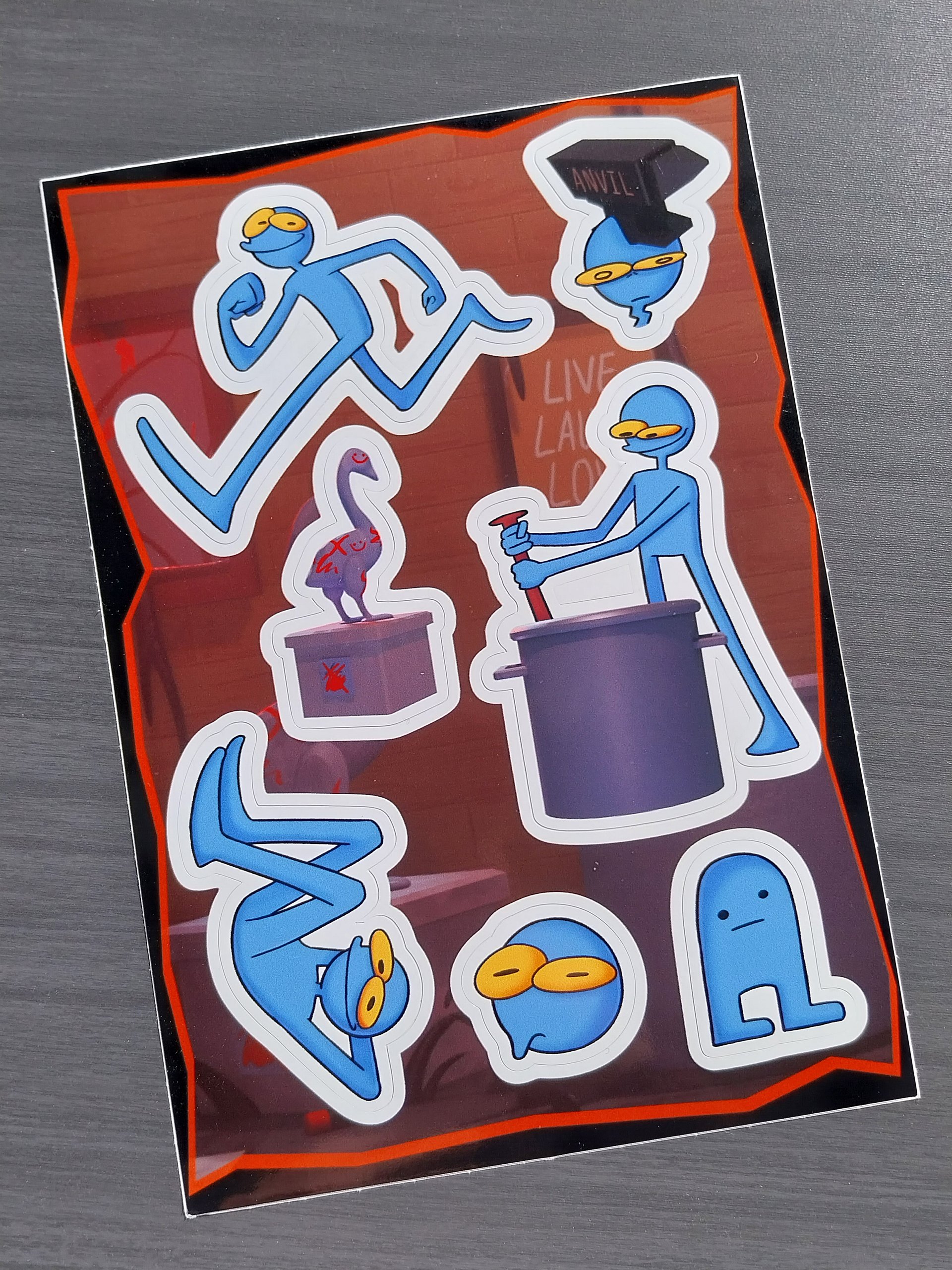 Blue Guy Sticker Sheet - Volume 2 product image (2)
