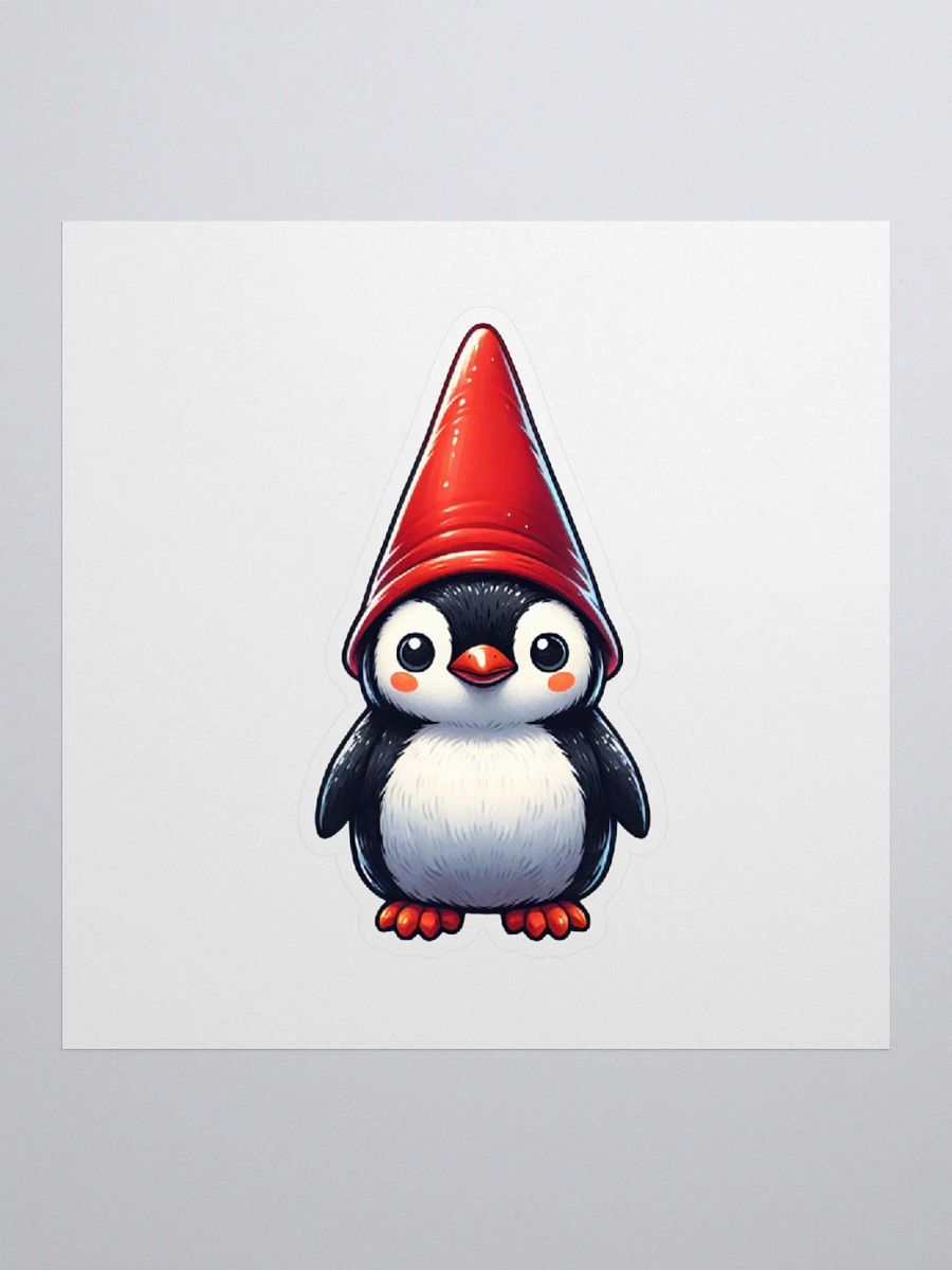 Gnome Penguin Kiss Cut Stickers product image (1)