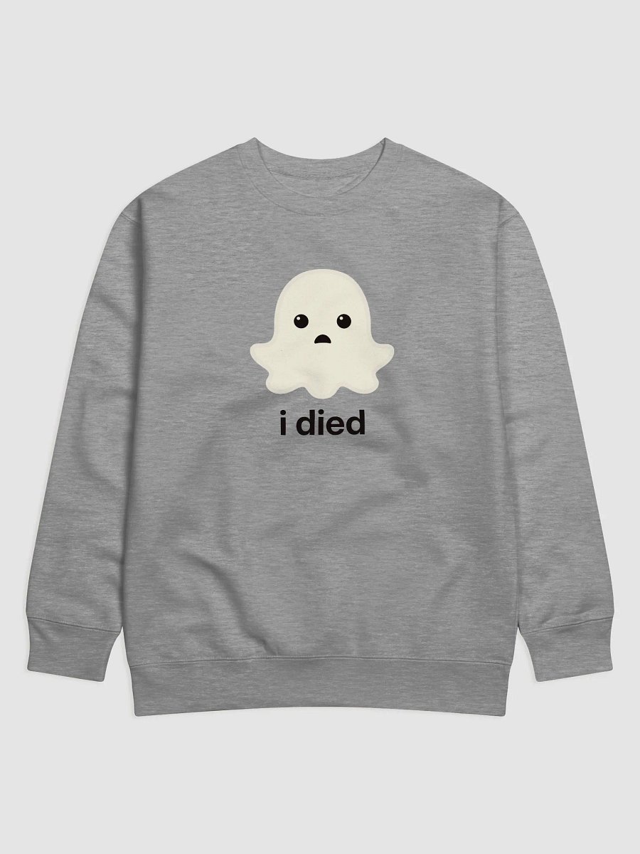 Sad Ghost Pullover Sweatshirt - Light Color product image (2)