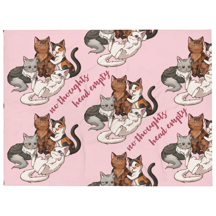 No Thoughts Head Empty Blanket product image (1)