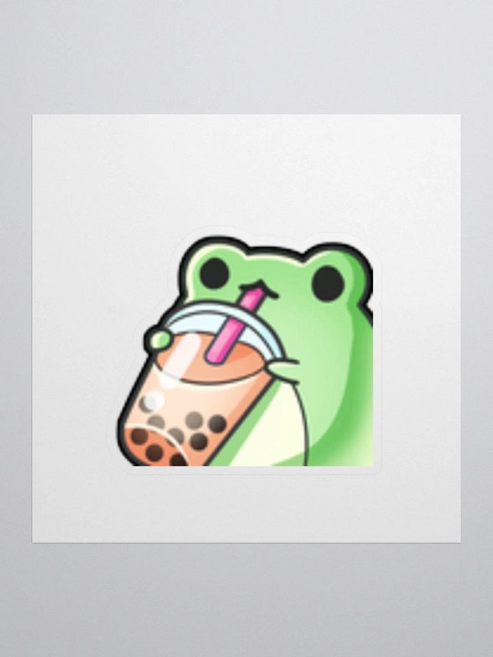 boba frog sticker product image (1)