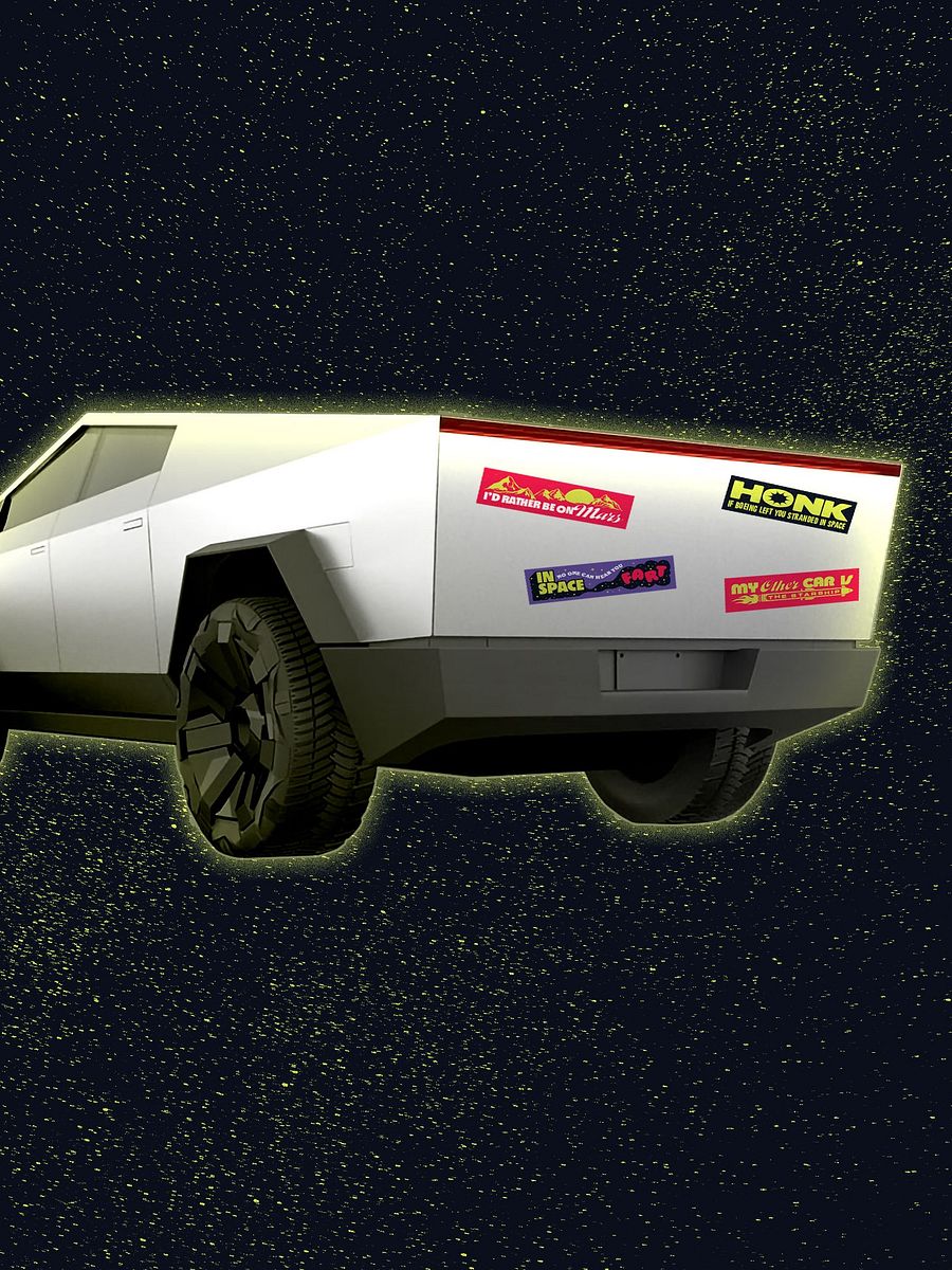 My Other Car is The Starship Kiss Cut Bumper Sticker product image (5)