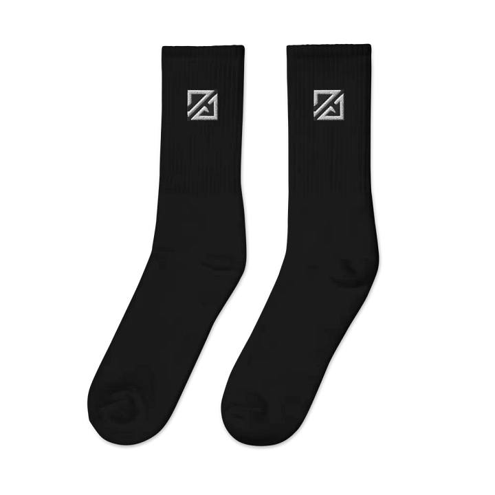 SOCCO Chaussettes mi-mollet brodées avec logo product image (1)
