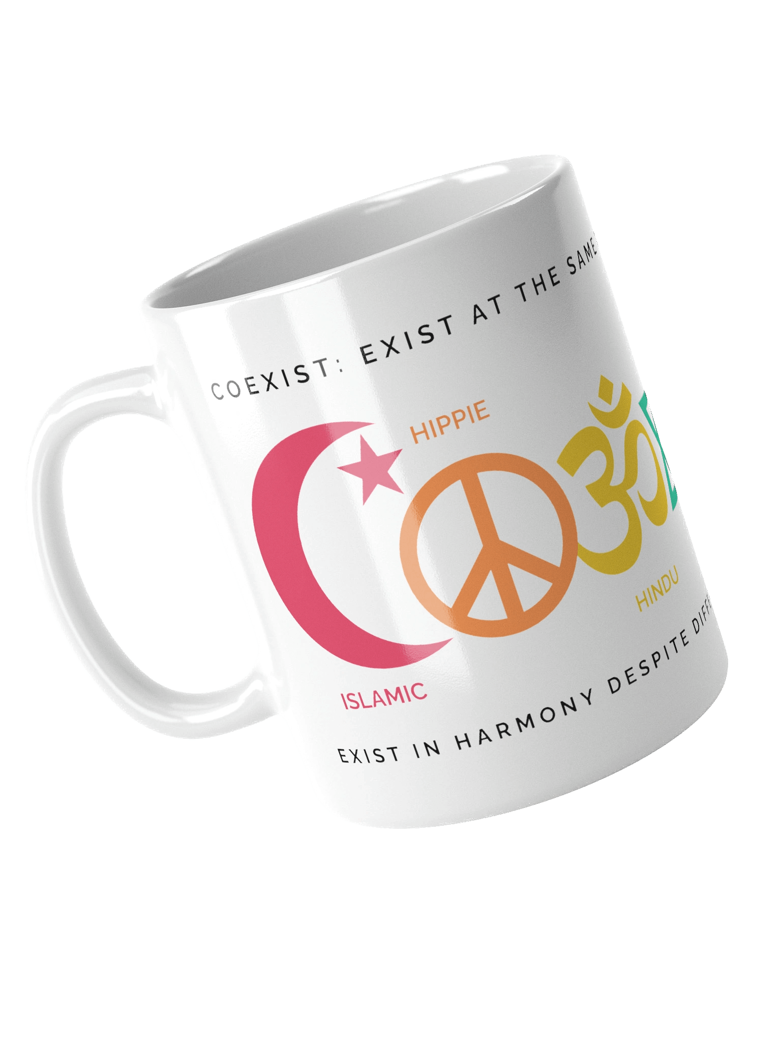 Only Human | White Glossy Mug product image (4)