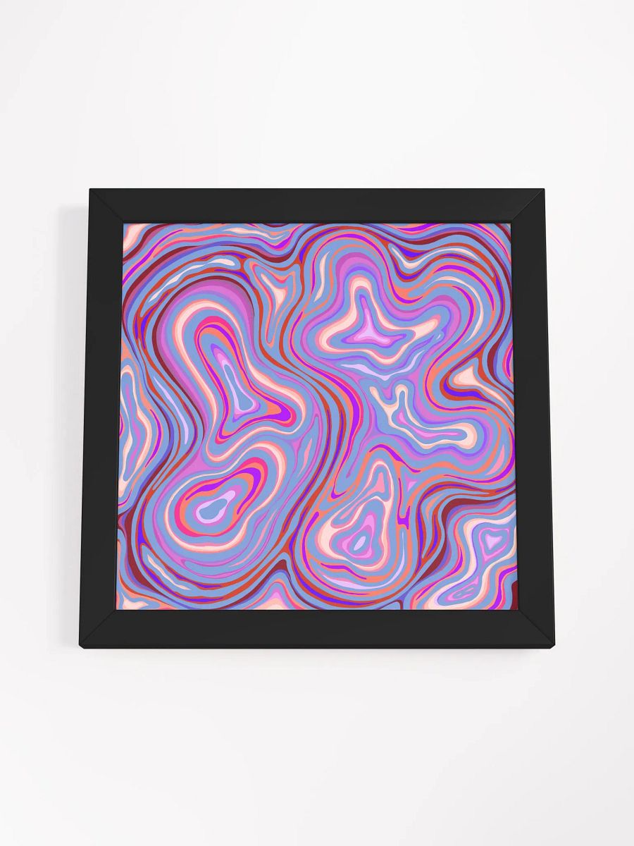 Vibrant Wavelengths Framed Poster - Stone No. 13 product image (47)