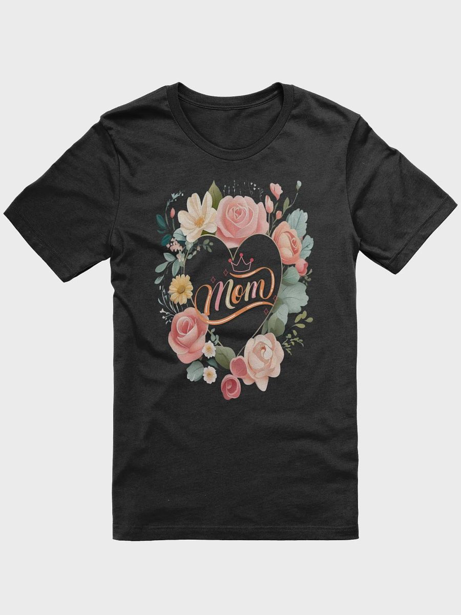 Mothers Day Floral Wreath Mom T-Shirt product image (3)