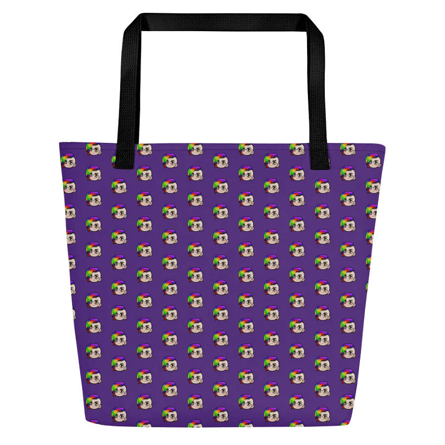 Hybrid Pride Large Tote Bag w/Pocket (Purple) product image (1)